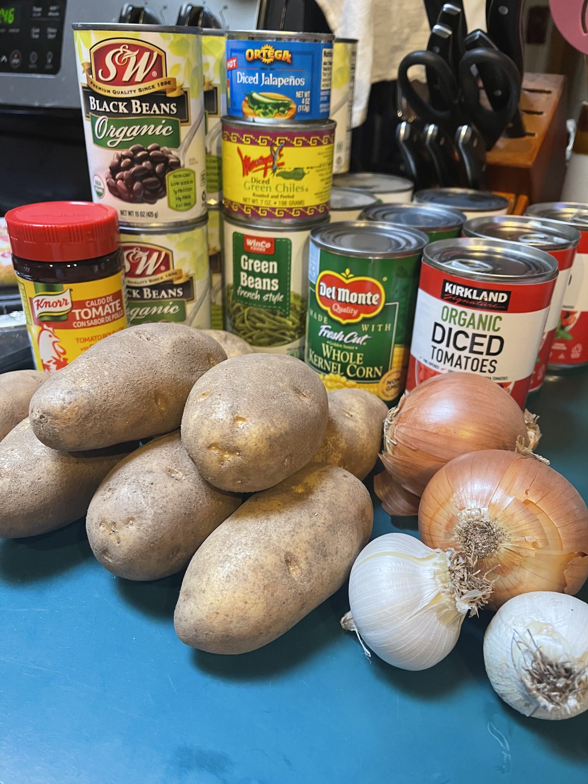 Mexican Veggie Soup for Canning